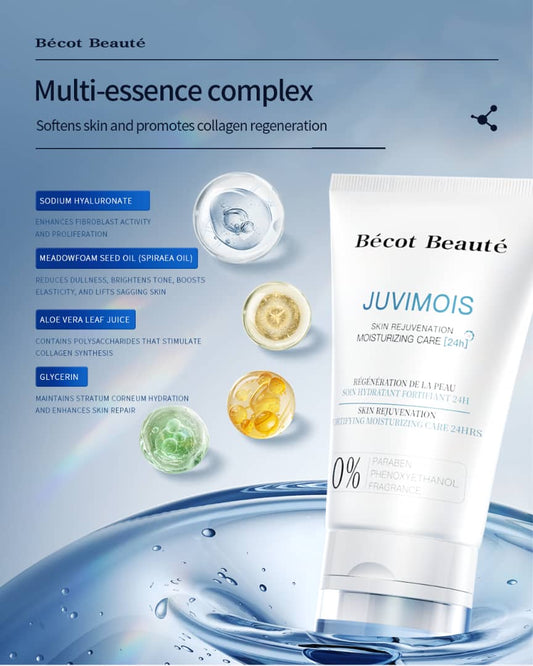 Bécot Beauté JUVIMOIS Feuchtigkeitscreme – 24h Pflege für empfindliche Haut