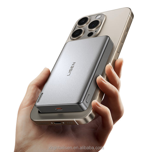 LISEN Powerbank 10000mAh – 22.5W Schnellladen USB-C PD Fast Charge Akku