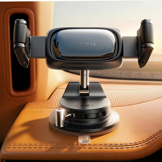 LISEN Vakuum Handyhalter Auto Saugnapf Halter 360° Dashboard Windschutz
