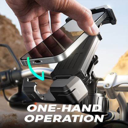 LISEN E-Bike Motorrad Halter Anti-Vibration Handyhalter 360° Lenker Halter