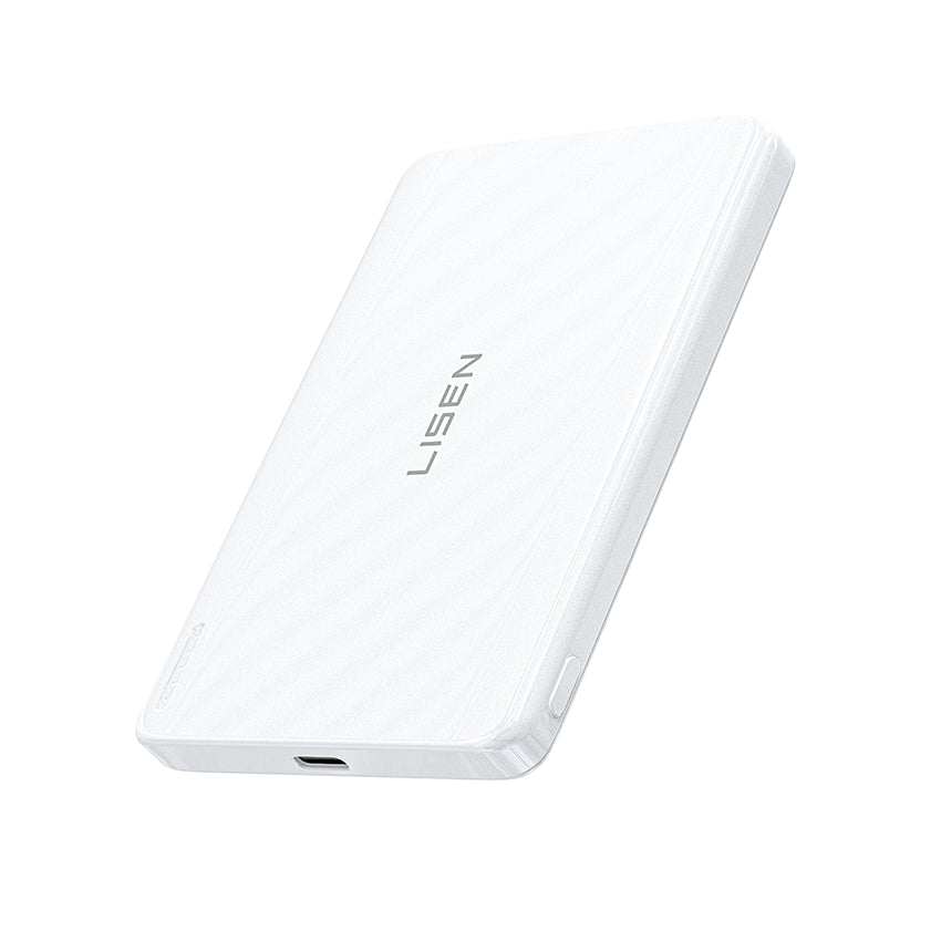 LISEN Premium Mini Powerbank 5000mAh – Magnetisch Ultra Slim