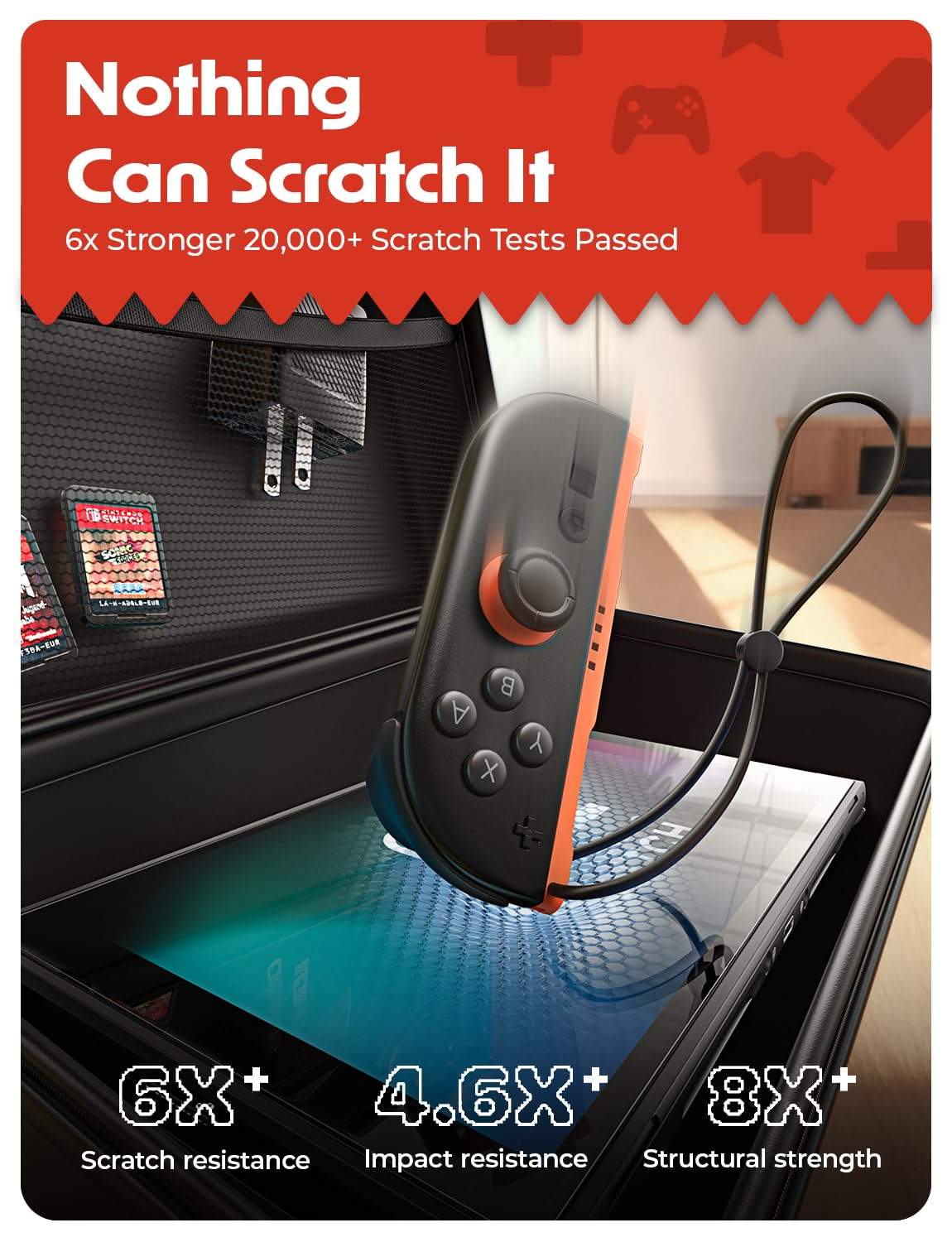 LISEN Displayschutzfolie aus gehärtetem Glas für Nintendo Switch 2 – Auto-Alignment Kit, Vollabdeckung