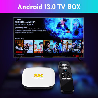 H96 Max M2 Android 13 TV Box – 8K, USB 3.0, Wi-Fi 6, BT 5.0, 64 GB
