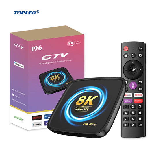 Topleo Android TV Box I96 GTV RK3528 – Android 13, 4GB RAM, 8K Support, Dual-WiFi
