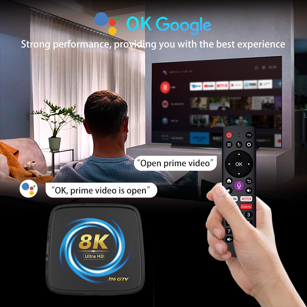 Topleo Android TV Box I96 GTV RK3528 – Android 13, 4GB RAM, 8K Support, Dual-WiFi