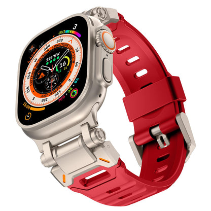FKM Armband für Apple Watch 44/45/46/49 mm – mit Dornschließe