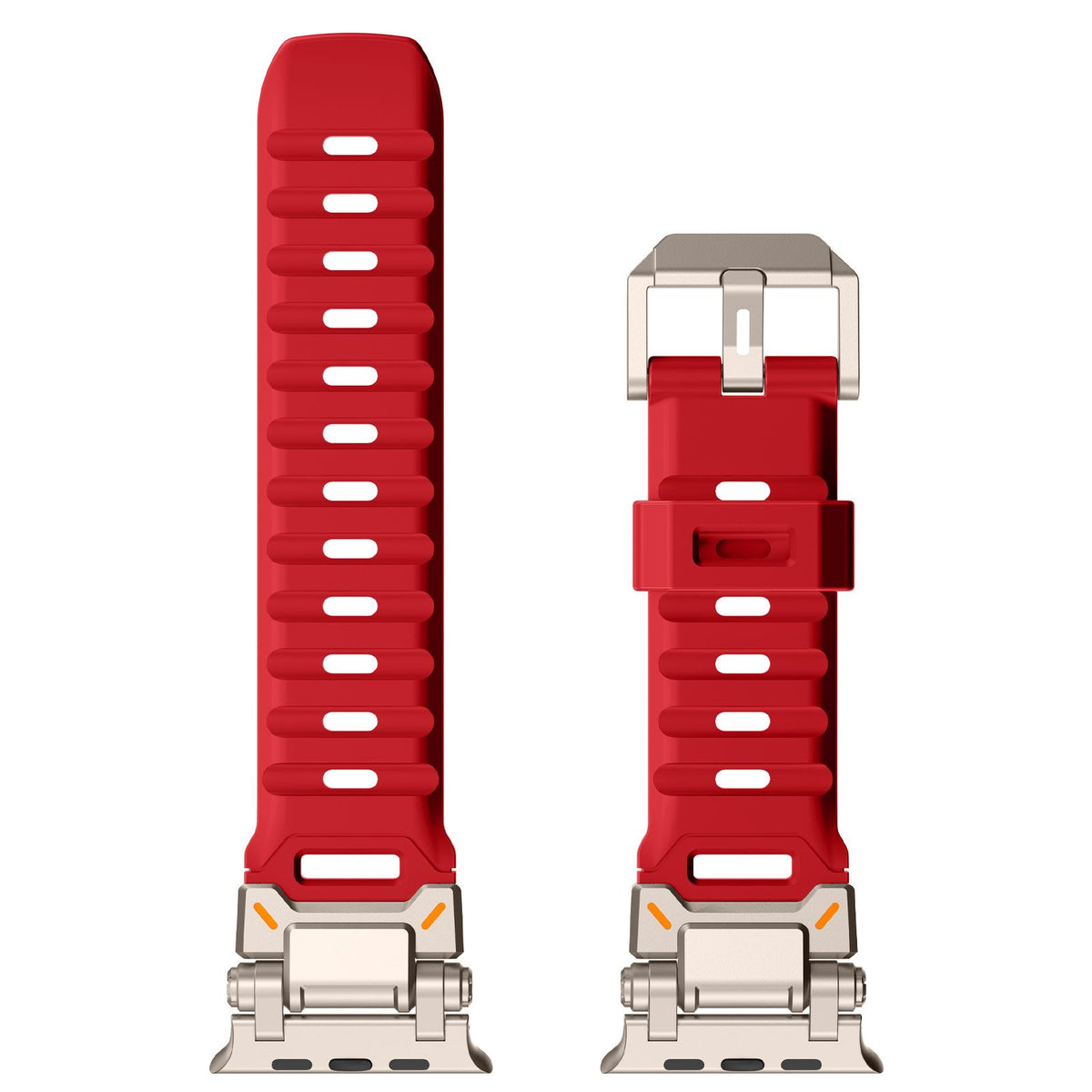 FKM Armband für Apple Watch 44/45/46/49 mm – mit Dornschließe