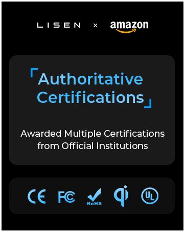 LISEN Qi2 25W Magnetisches Auto-Ladegerät – Vakuum-Saugnapf Halterung, 360° drehbar (iPhone 12–17 & Android)