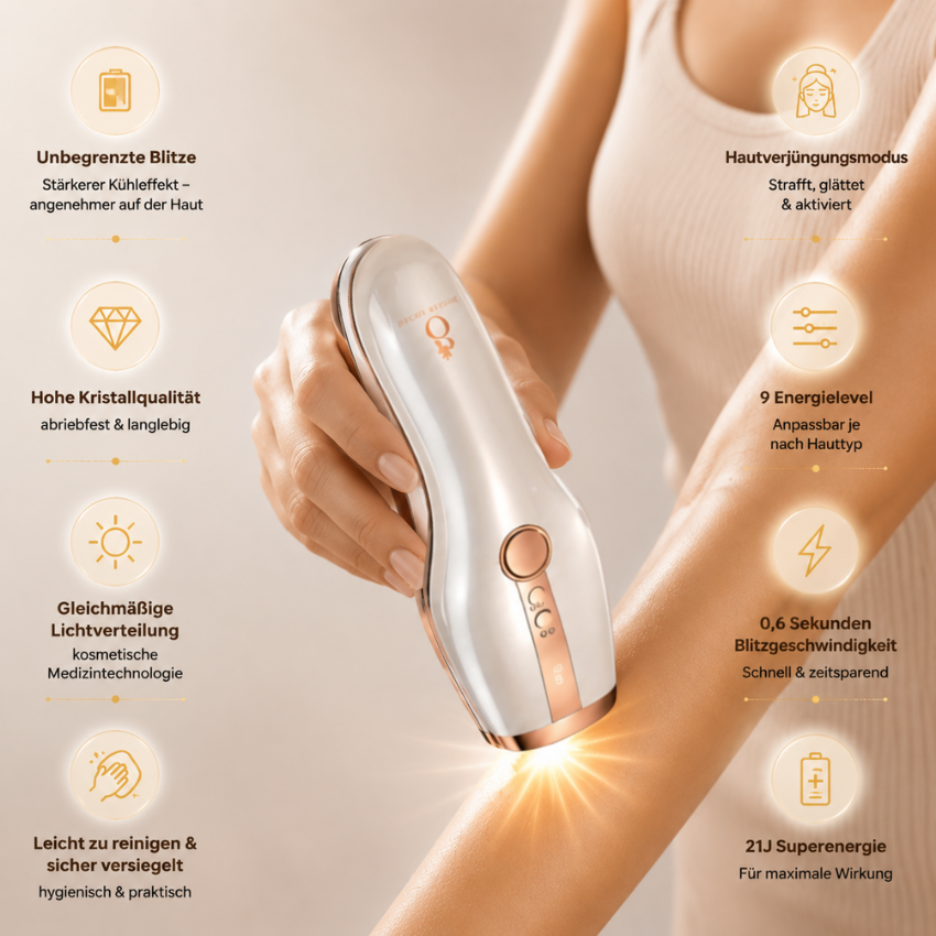 Safir Soğutmalı IPL Lazer Epilasyon – Ağrısız ve Hızlı – Bécot Beauté