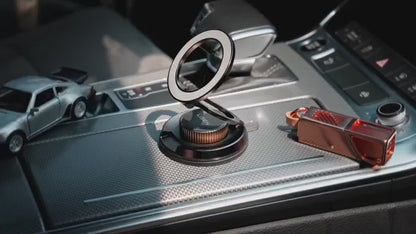 LISEN Premium Magnetische Handyhalterung  – Vakuum-Saugnapf, 360° Rotation, Ultra Dünn 20 mm