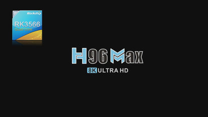 H96 Max RK3566 Android 11/13 TV Box – 8K UHD, WiFi 6, BT 4.0, 8GB/64GB